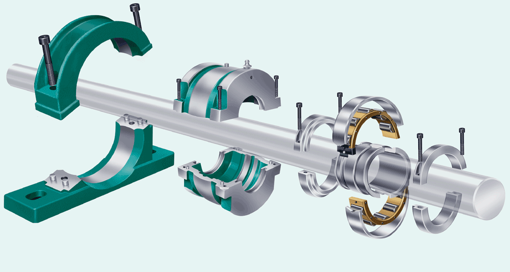 OEB SplitBearing reduce downtime angled support oebearings